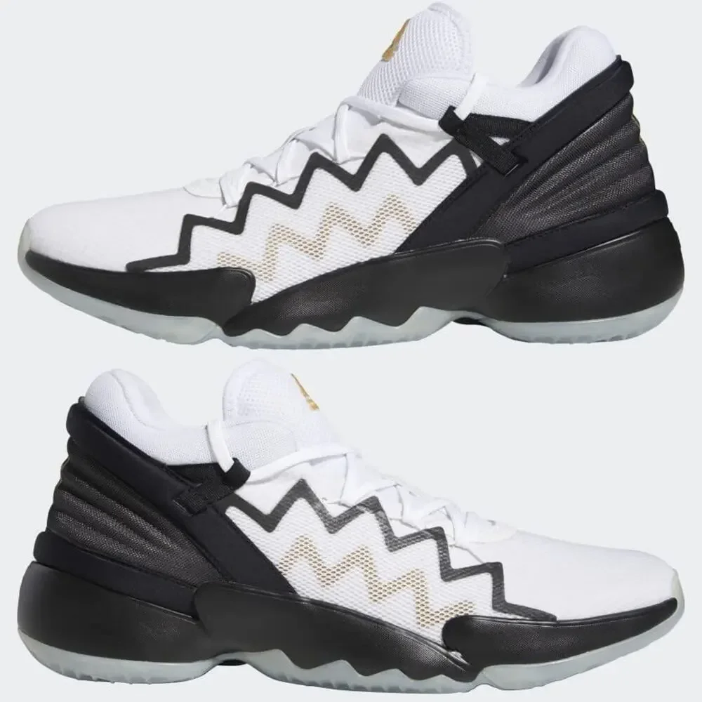 ADIDAS DONOVAN MITCHELL D.O.N. ISSUE #2 SHOES MEN'S, WHITE, SIZE 13